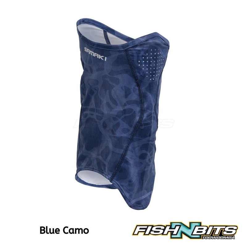 Samaki – Face & Neck Shield|Silver Camo|Grey Camo|Blue Camo|Pink Scales|Grey Scales