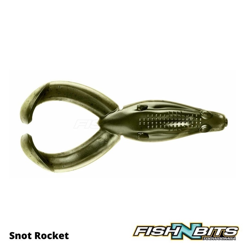 Yum Tip Toad 4.5|Black|Snot Rocket|TinFoil Chart Feet|Watermelon/Red Flake