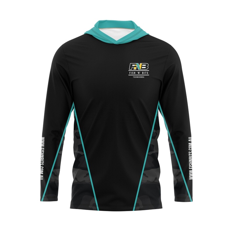 Fish N Bits – Hooded Fishing Jersey