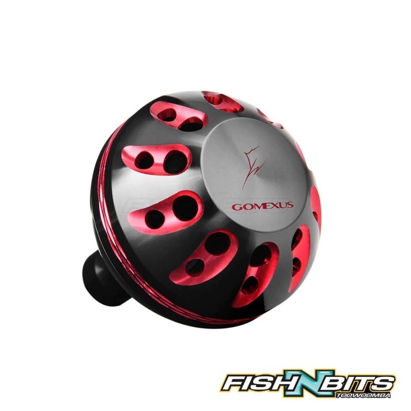 Gomexus – Spin Reel Knob|Black/Red 35mm Shimano A Daiwa S|Black/Silver 45mm Daiwa L|Silver/Gold 45mm Shimano B|Black/Gold  45mm Shimano B|Smoke/Black 30mm Anodized CNC Daiwa S / Shimano A|Cork/Silver 27mm Shimano A / Daiwa S|Black Silver 35mm Shimano A Da