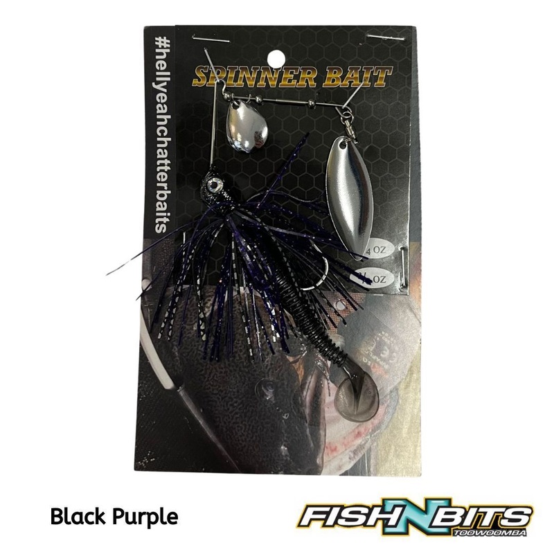 Hell Yeah – Spinnerbait 3|Black Purple|Orange Chart|Olive Guppy|Silver fleck|Black Red|Pink White|1/2|3/8