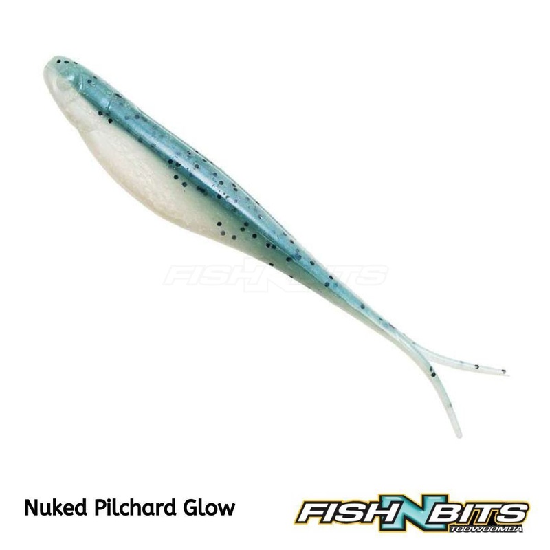 Zman – Jerk Shad 7”|Nuked Chicken Glow|Pearl|Bubble Gum|Nuked Pilchard Glow