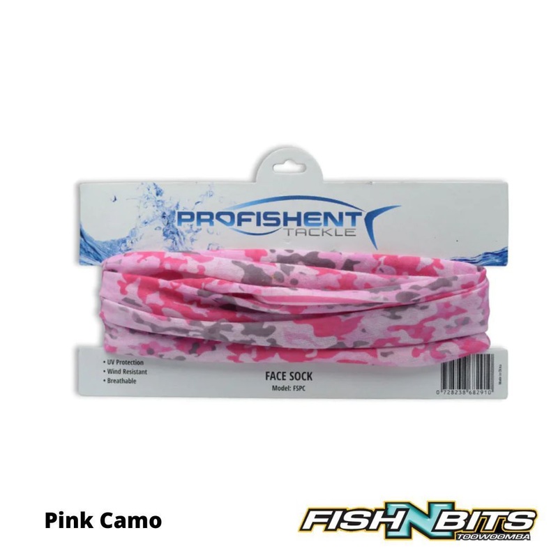 Profishent – Face Sock|Blue Camo|Pink Camo|Green Camo