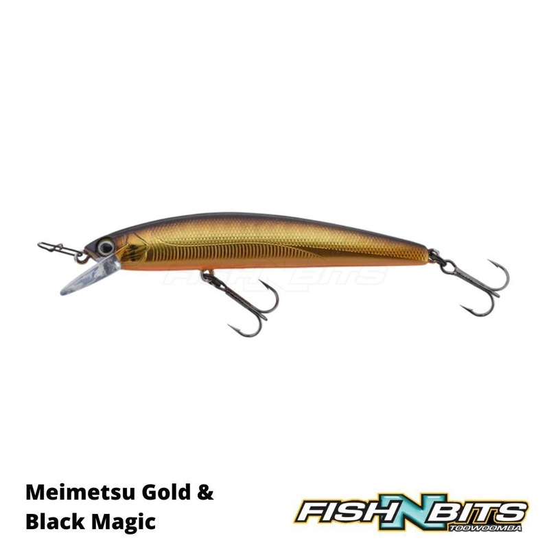 Jackall – Lill Bill 70F|Meimetsu Gold & Black Magic|Pink Eye Suji|Half Mirror Wakasagi|Natural Ayu|Tasty Wakasagi|Uroko HL Chart Back BB