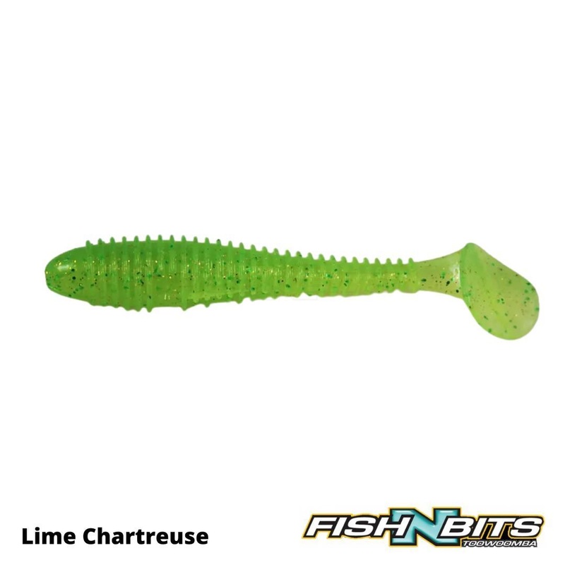 Keitech – Impact Fat 3.3|Sight Flash|Lime Chartreuse|Sexy Shad|Green Pumpkin Fire