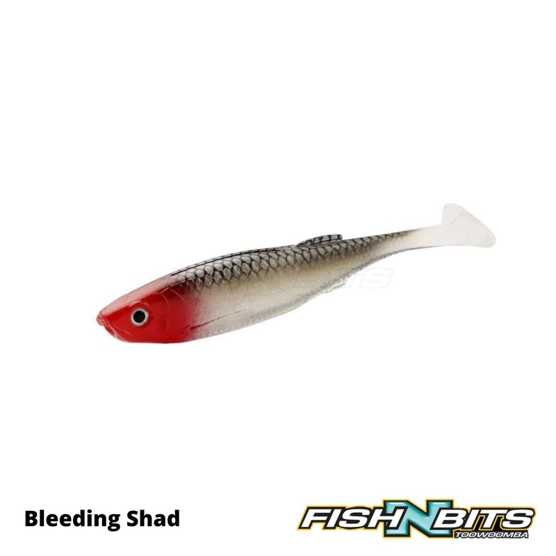 Shads – Paddle Shads 4.5|Green Ghost|Black Gold Chart Tail|Bleeding Shad|Green Bass Red Tail|Chart White Belly