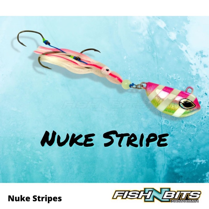 SnapBait – Triple Threat 40g|Nuke Stripes|Orange Dots|Lumo Orange Dots