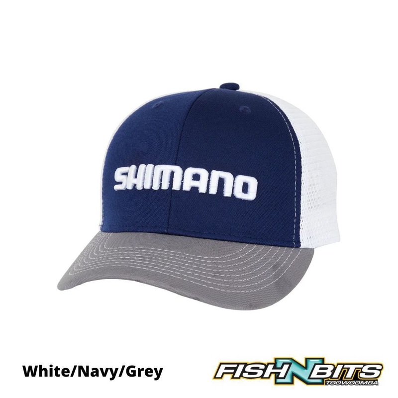 Shimano – Trucker Caps|Navy/Grey|White/Navy/Grey
