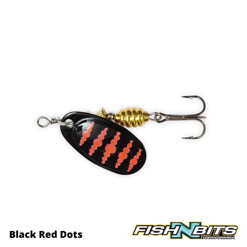 TT – Spintrix Inline Spinner|Gold|Black Red Dots|Black Yellow Dots|Silver Red Dots||1||3
