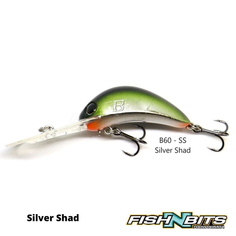 Barambah – B60 Diver|Gold|Silver Shad|Whitey|Pink Eye Shrimp|Midnight Shrimp|Candy Shrimp|Purple Tiger|Lime Tiger|Gunner|Purple and Black