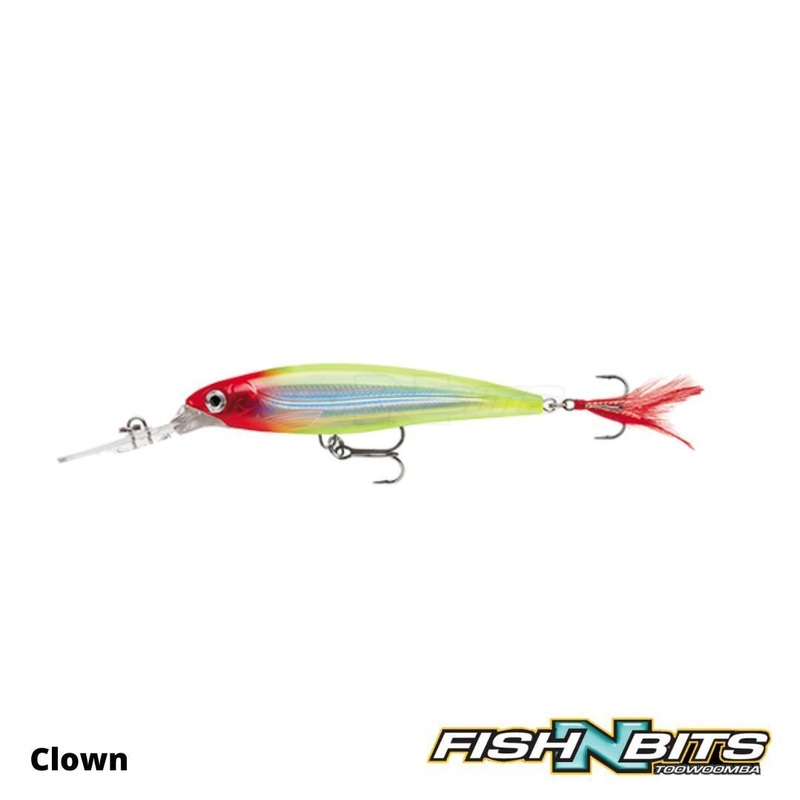 Rapala – XRD-8 X-Rap deep 8cm|Silver|Hot Steel|Clown|Glass Ghost