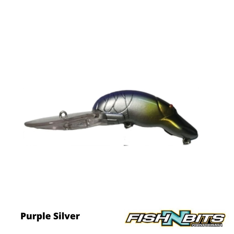 Trollcraft – Crawdaddy 60mm|Purple|Purple Silver|Green Craw|Tan Craw|Pink Craw