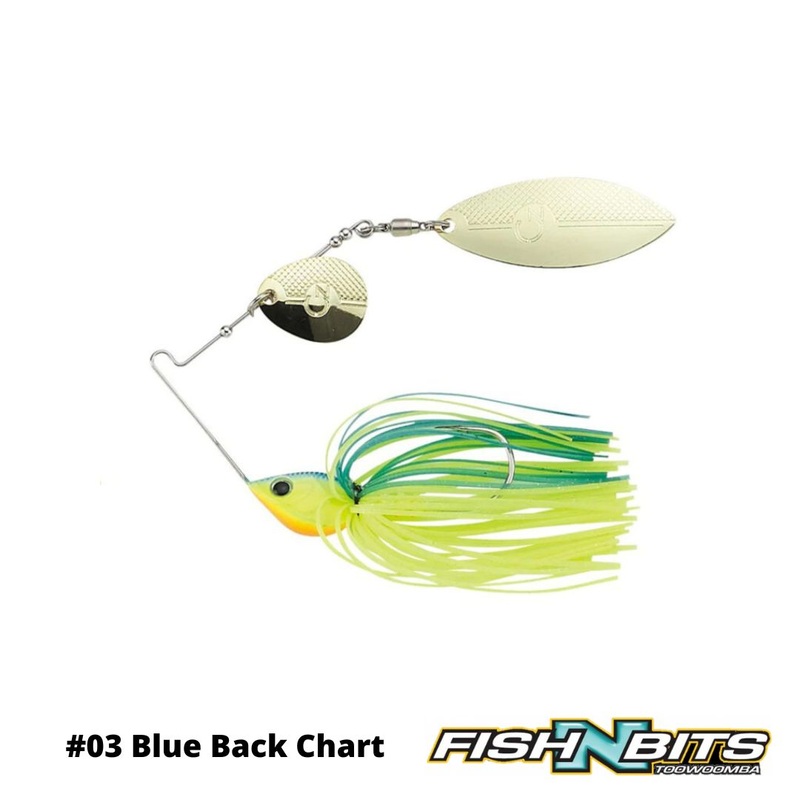Crazee – 3/8oz TW Spinnerbait||01 Pearl White||02 White Chart||03 Blue Back Chart||04 Hot Tiger||05 Wakasagi||06 Smokey