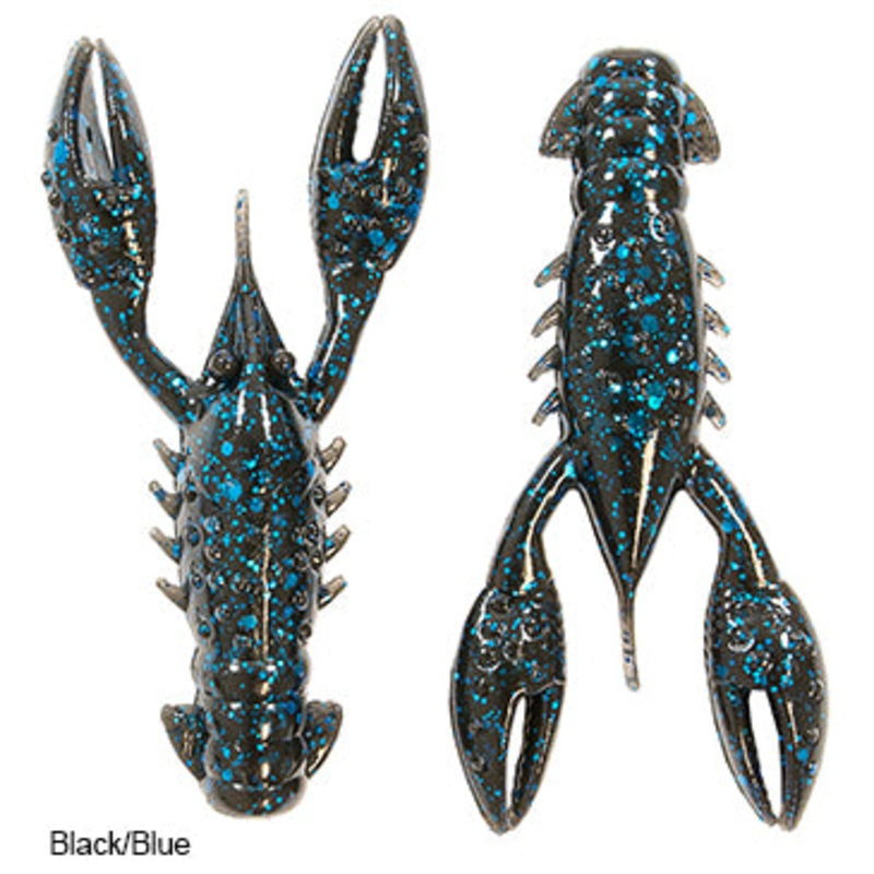 Z Man TRD Crawz|Black/Blue|Greasy Prawn|California Craw|The Deal|Drew’S Craw|Green Pumpkin|2.5 inches