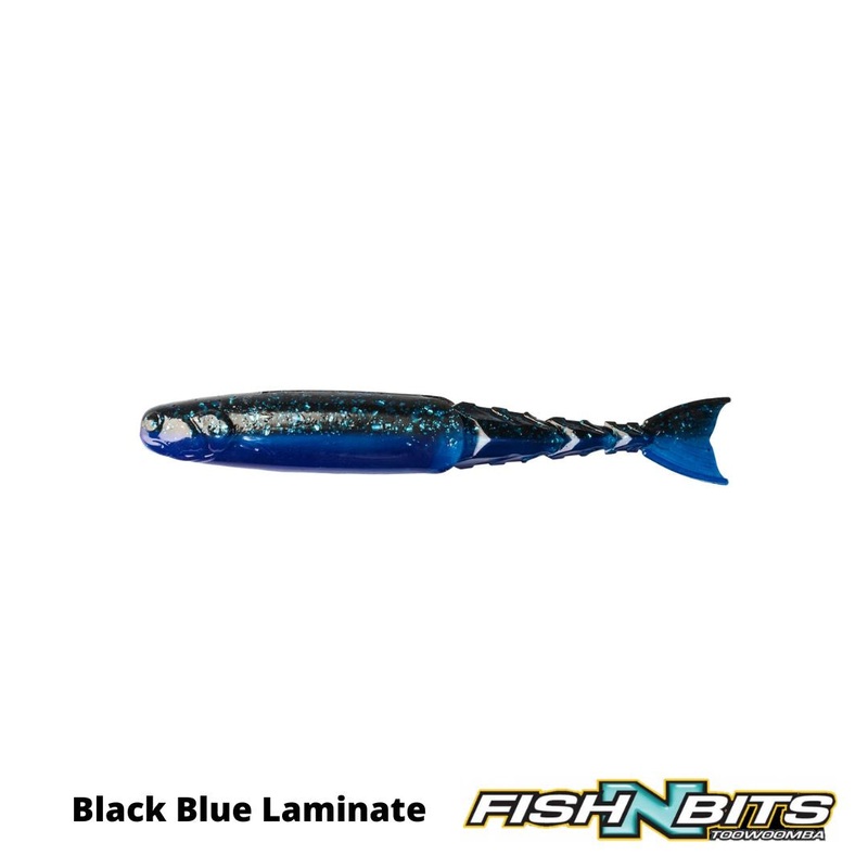 Zman – Chattershad|Pearl|Bad Shad|Hot Snakes|Black/Blue Laminate|4.5″|3.5″