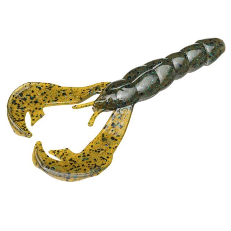 Strike King Rage Baby Craw|Black Blue Flake|Watermelon Red Flk|Green Pumpkin|Okeechobee Craw|One Size