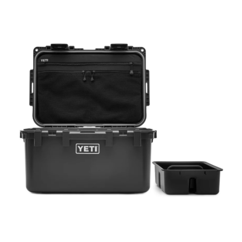 Yeti Load Out GoBox|15|30|Charcoal|White|Desert Tan