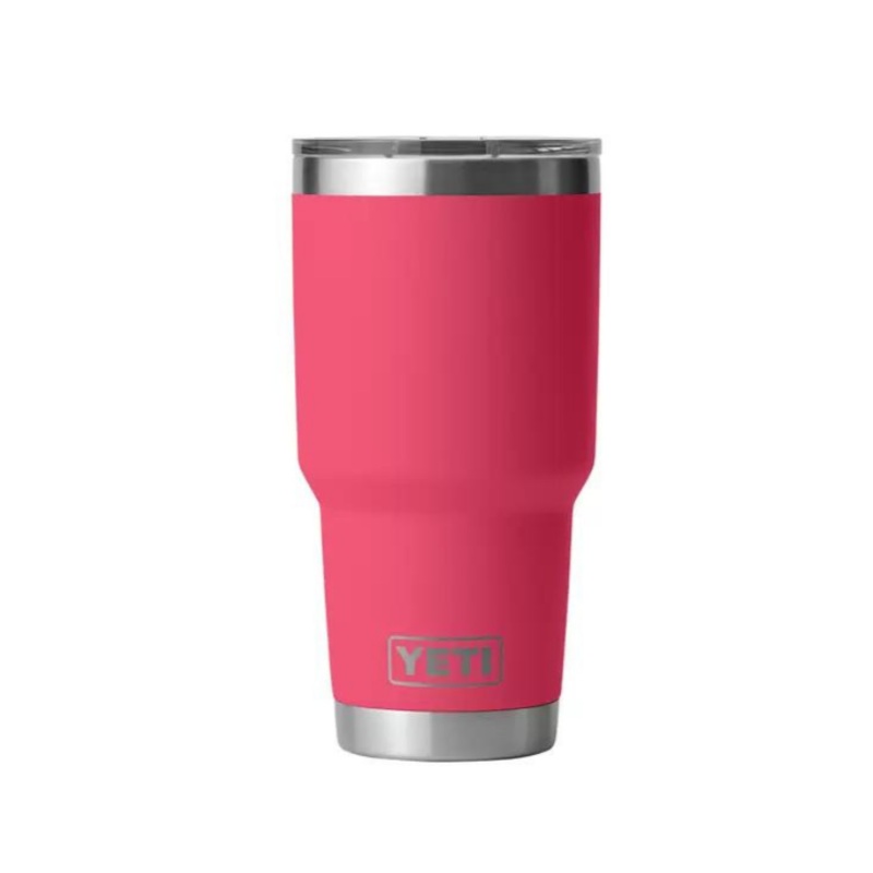 Yeti Rambler 30 oz. Tumbler|30 oz.|Stainless|Black|White|Navy|Clay|Northwoods Green|Ice Pink|Harvest Red|Highlands Olive|Sharptail Taupe|Sandstone Pink|Bimini Pink|Offshore Blue|Alpine Yellow|Nordic Blue|Nordic Purple|Rescue Red|Camp Green|Seafoam|Power P