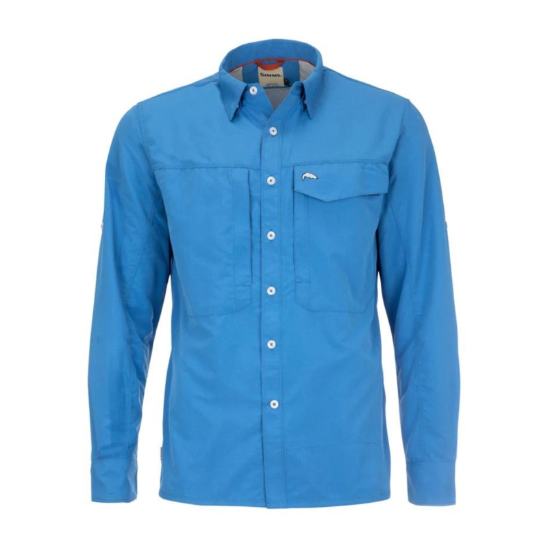 Simms Guide Long Sleeve Shirt|Sky|Nightfall|Pale Green|Cinder|Neptune|M|L|XL|XXL