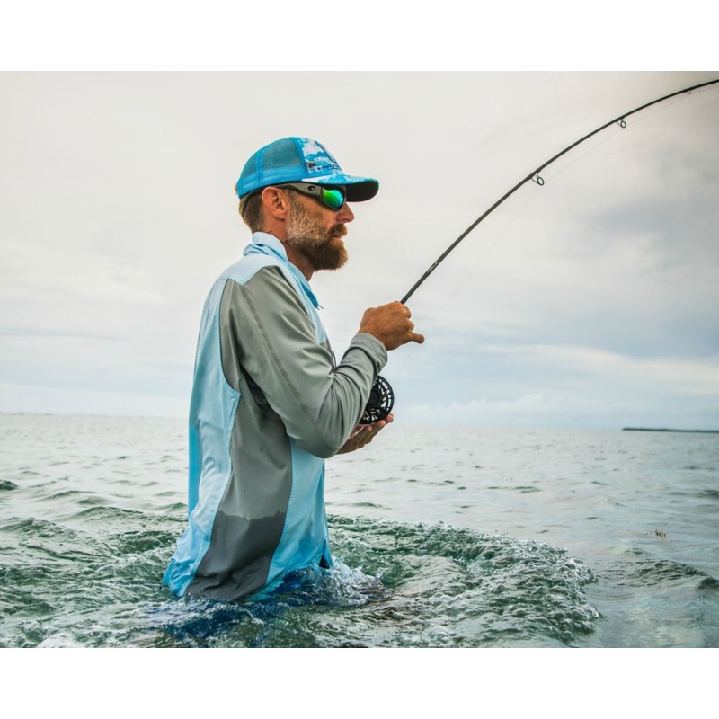 Simms Tri Comp Cool LS Shirt|Tundra|S|M|L|XL|XXL