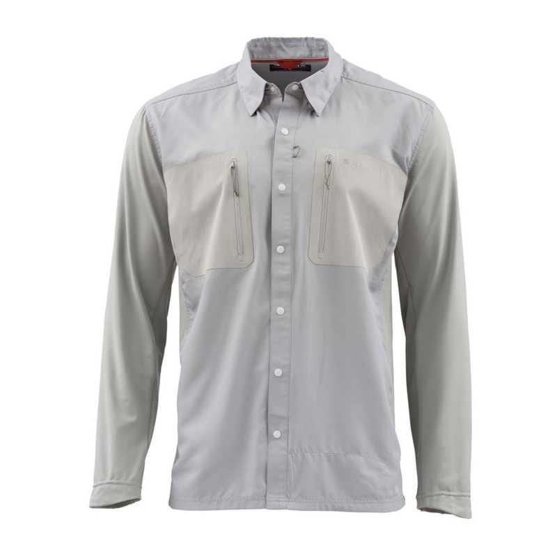 Simms Tri Comp Cool LS Shirt|Tundra|S|M|L|XL|XXL