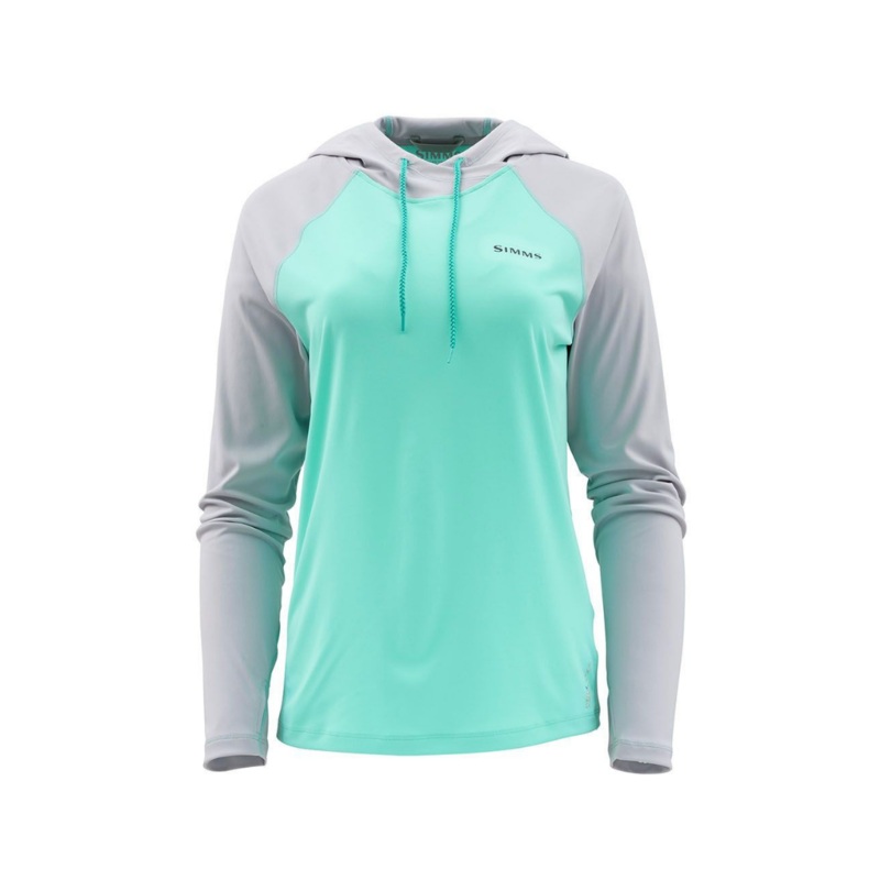 Simms Solarflex Hoody Womens|S|M|L|XL|XS|Aruba Heather|Garnet Heather|Sea Breeze|Orange Maple Heather Full-zip|Steel Blue Heathers|Cinder Heather