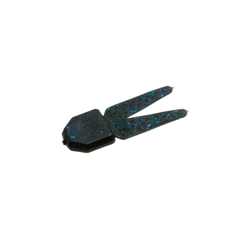 Zoom Big Chunk|Black Red Glitter|White Pearl|Black Bliue|Green Pumpkin|3.25 inches|5 Pack