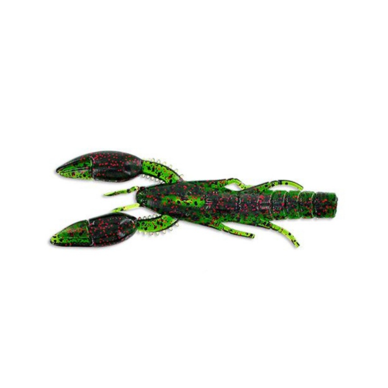 Yamamoto Psycho Dad|Watermelon with Black and Red|Green Pumpkin with Black Flake|Green Pumpkin Red|Bama Bug|Smoke with Purple and Blue|Okeechobee Craw|Black and Blue with Blue Flake|5 Pack|One Size