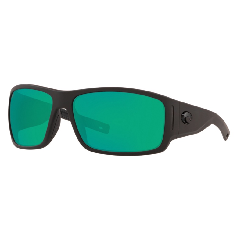 Costa Cape Sunglasses|Matte Black Ultra Frame|Green Mirror 580P|Copper Silver Mirror 580P