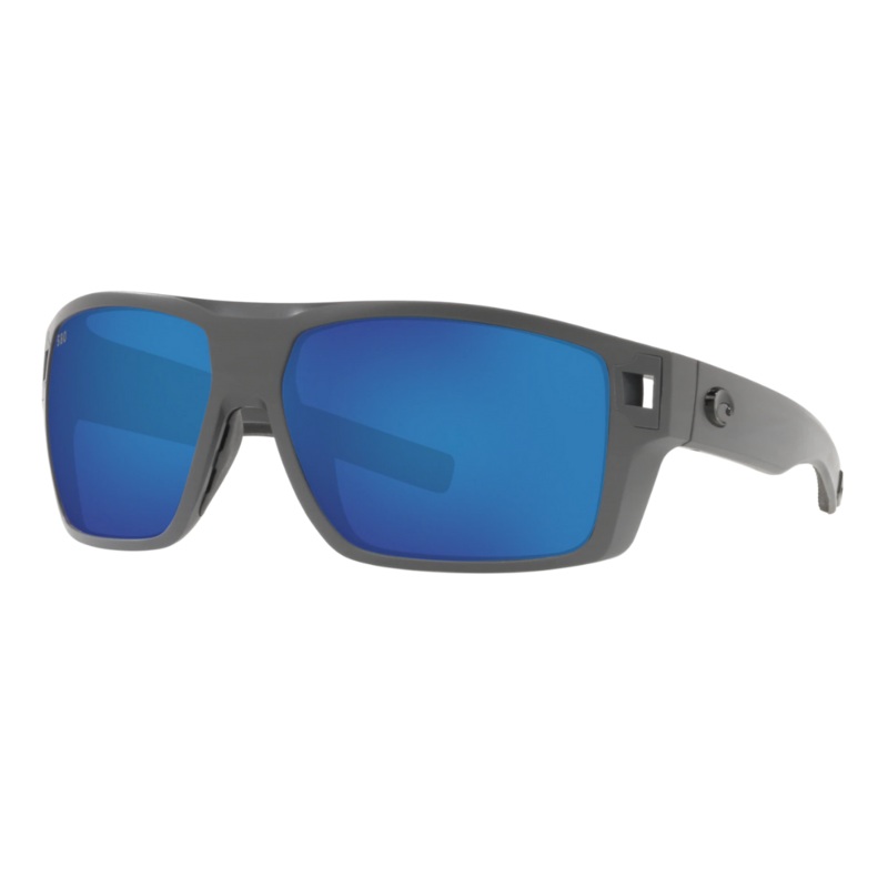 Costa Diego Sunglasses|Matte Black|Matte Gray|Green Mirror 580G|Bllue Mirror 580G|Diego Blue Mirror 580G