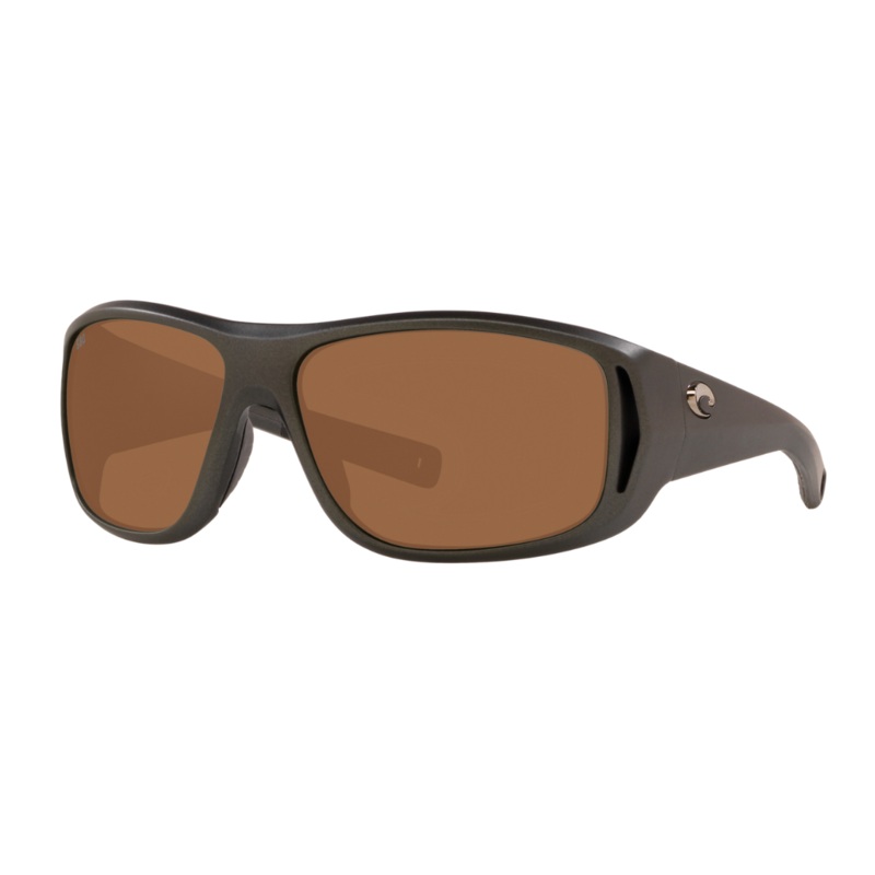 Costa Montauk Sunglasses|Matte Black Ultra Frame|Steel Gray Metallic Frame|Green Mirror 580G|Copper Silver Mirror 580G