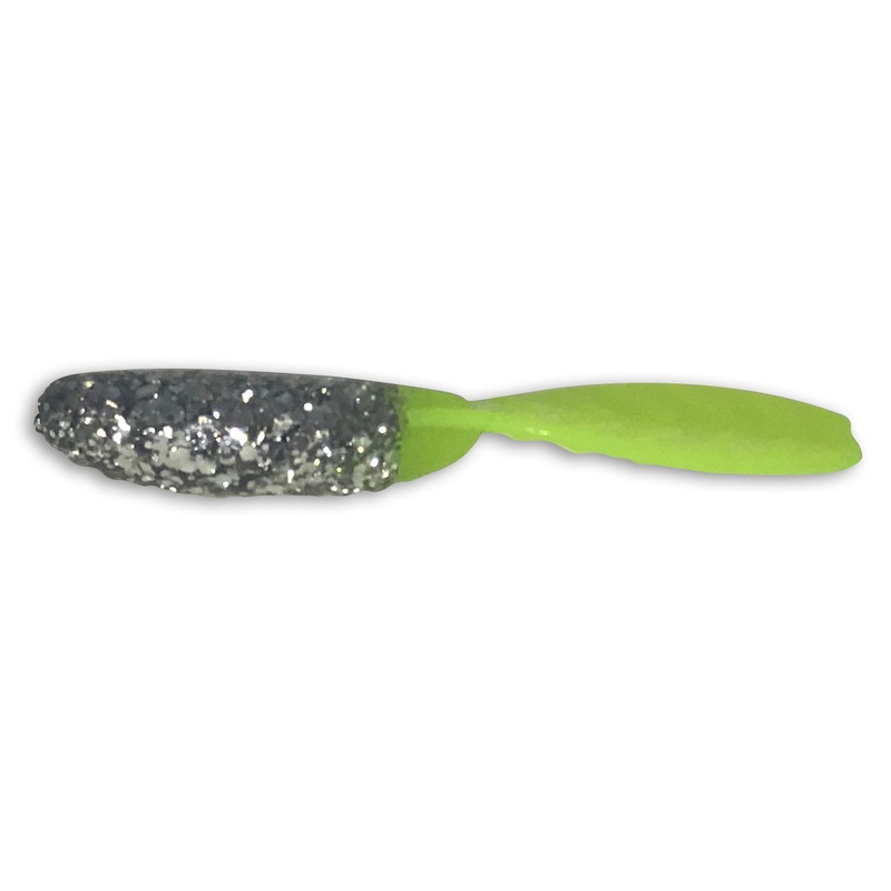 Bonehead Brush Glider|Silver Shad|Crazy Chicken|2 in.