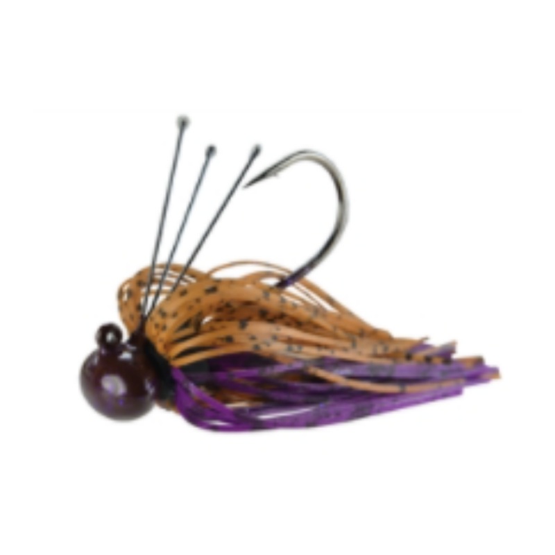 Picasso Tungsten Football Jig|1/2  4/0|3/8  3/0|3/4  4/0|3/8  4/0|Green Pumpkin Tiger/Purple|Aarons Magic|PB&J