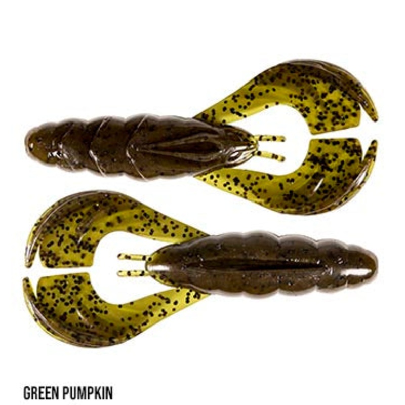 Z Man Hella CrawZ|Black Blue|California Craw|Bama Bug|Sprayed Grass|Hot Craw|Green Pumpkin|Pearl