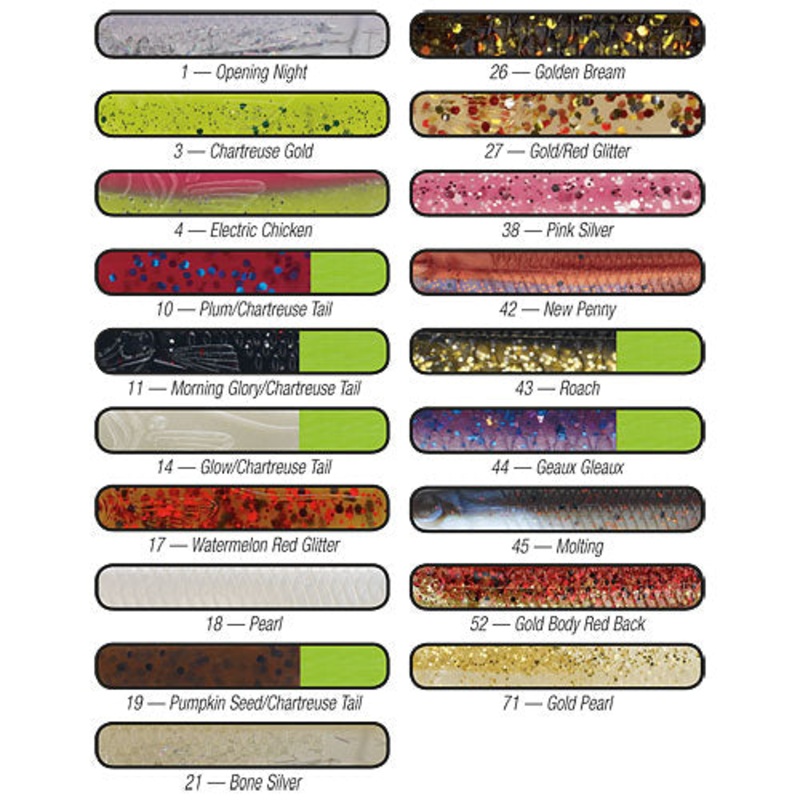 Mirrolure Provoker|5 in.|6 in.|7 in.|Chartreuse Gold|Opening Night|Pearl