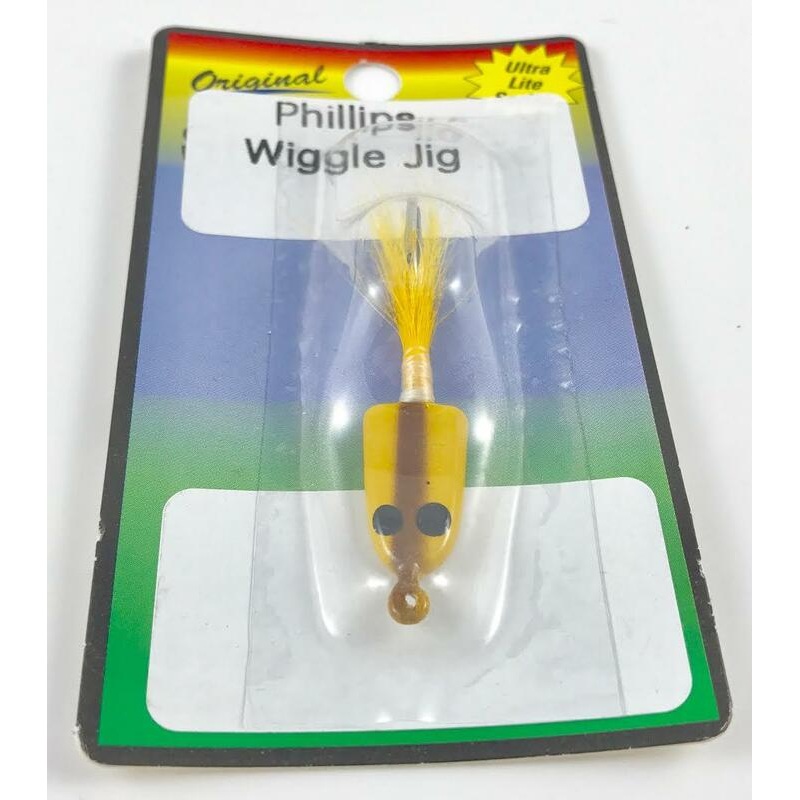Gaines Phillips Wiggle Jig|1/8 oz.|1/4 oz.|Brown