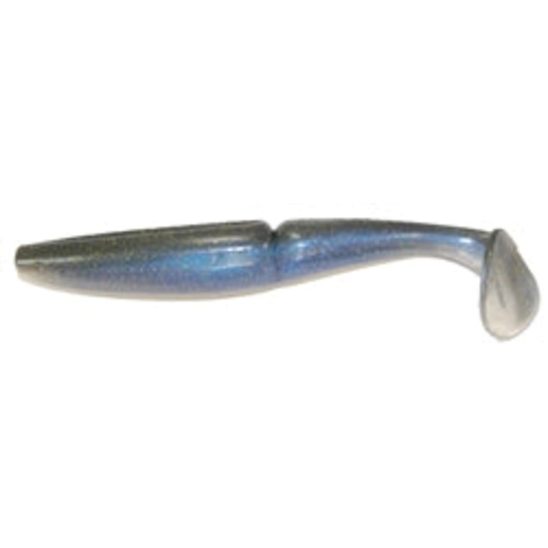 Gambler EZ Swimbait|Florida Five-O|Ghost Shad|Copperfield|Red Ear|6.5 in.|8 in.