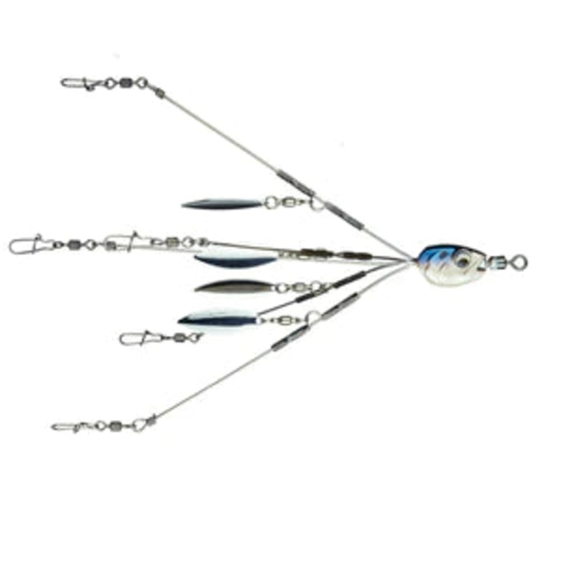6th Sense Divine Umbrella Rig|Spanish Pearl 6.5|4K Shad 6.5|Spanish Pearl 5.5|4K Shad 5.5|4K Shad 6.5 8-Blade