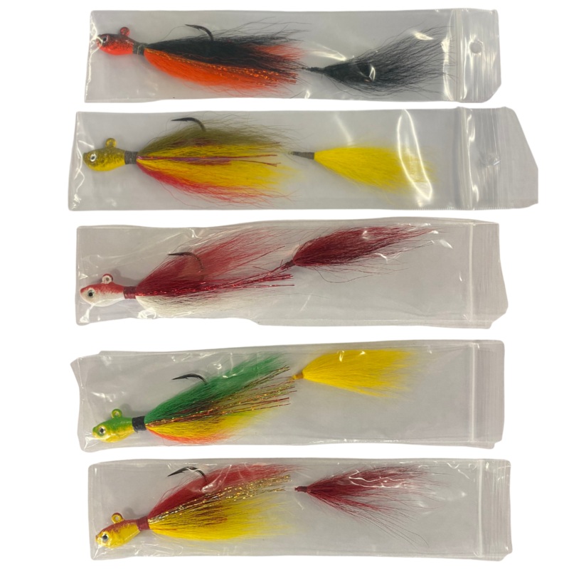 Peacock Jigs|1/2 oz.|Halloween|Sun Burst|Red/White with Rattle|Red/Yellow with Rattle|Firetiger with Rattle|Piranha