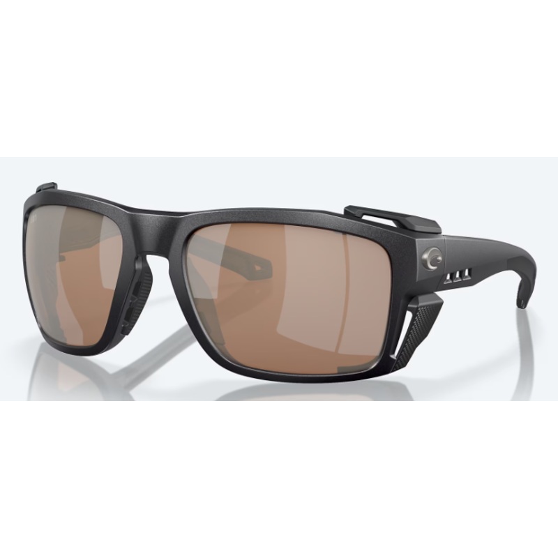 Costa King Tide 8 Sunglasses|Black Pearl|Green Mirror|Copper Silver Mirror