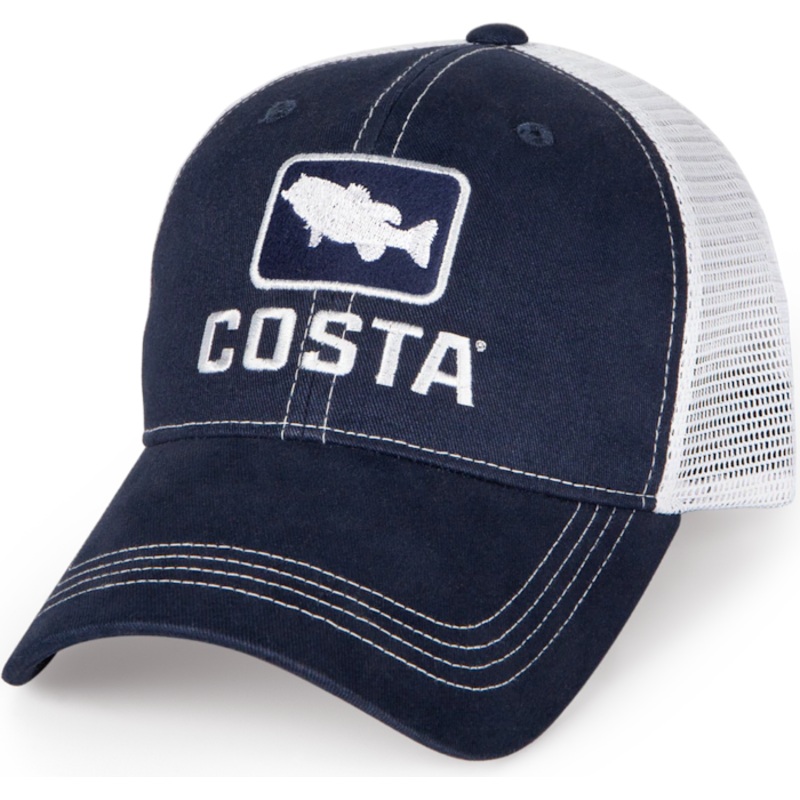 Costa Trucker Hat|Navy/White/Bass|Grey/White/Tuna|Black/Bass|Gray/WavesBass