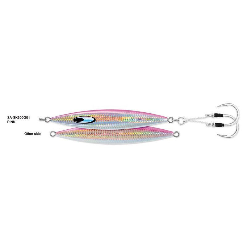 Daiwa – Saltiga SK Jigs|170g (6oz)|200g (7oz)|250g (9oz)|Pink|Blue Pink|Glow Pink|Sardine|Zebra Glow|Glow Dot|Super Glow
