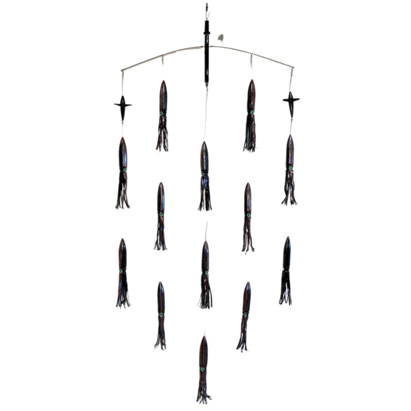 Carlson – 36in Ultimate Giant Tuna Spreader Bars – 13in Fuku Squids