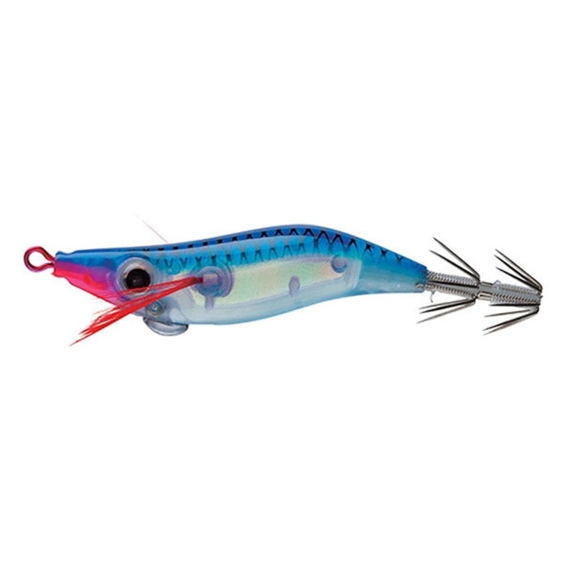 Yo-Zuri – Mini Squid Jig|2in – 1/8oz|Luminous Blue|Luminous Orange|Luminous Pink