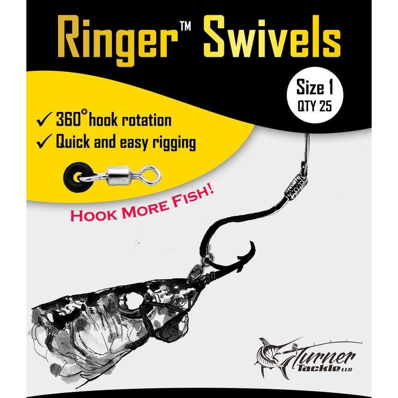 Ringer Swivels – Sizes 1-3|Size 1|Size 2|Size 3|Size 4|Size 5|25 Pack|250 Pack|10 Pack|100 Pack|50 Pack|5 Pack
