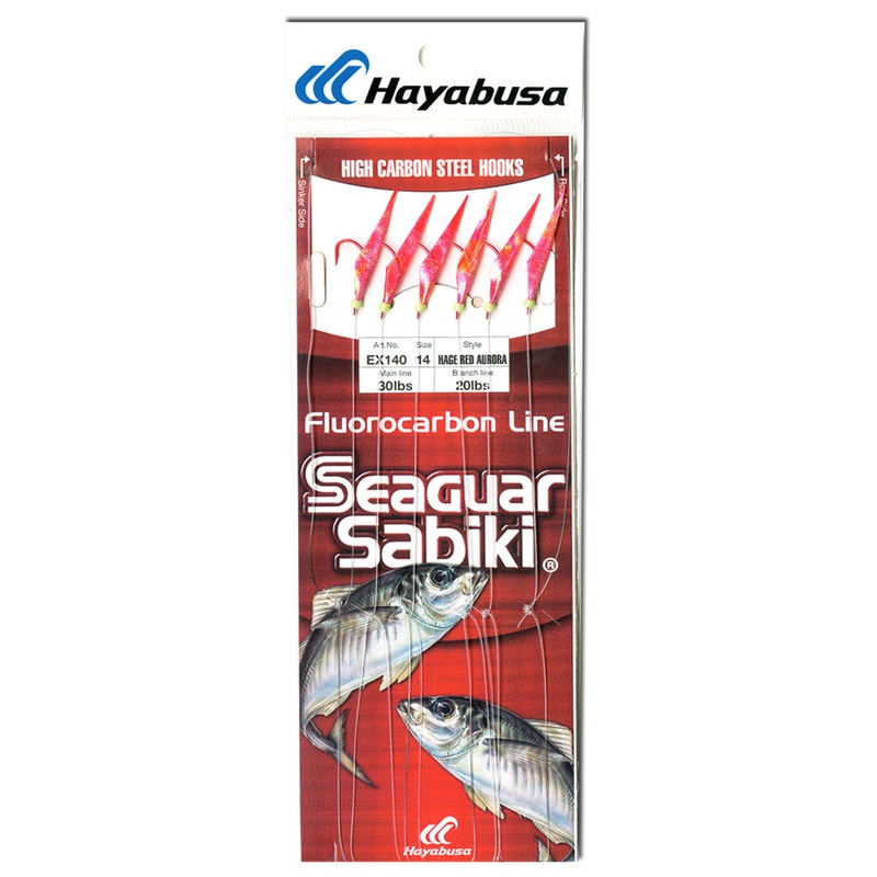 Hayabusa – EX140 Seaguar Fluorocarbon Sabiki Rigs