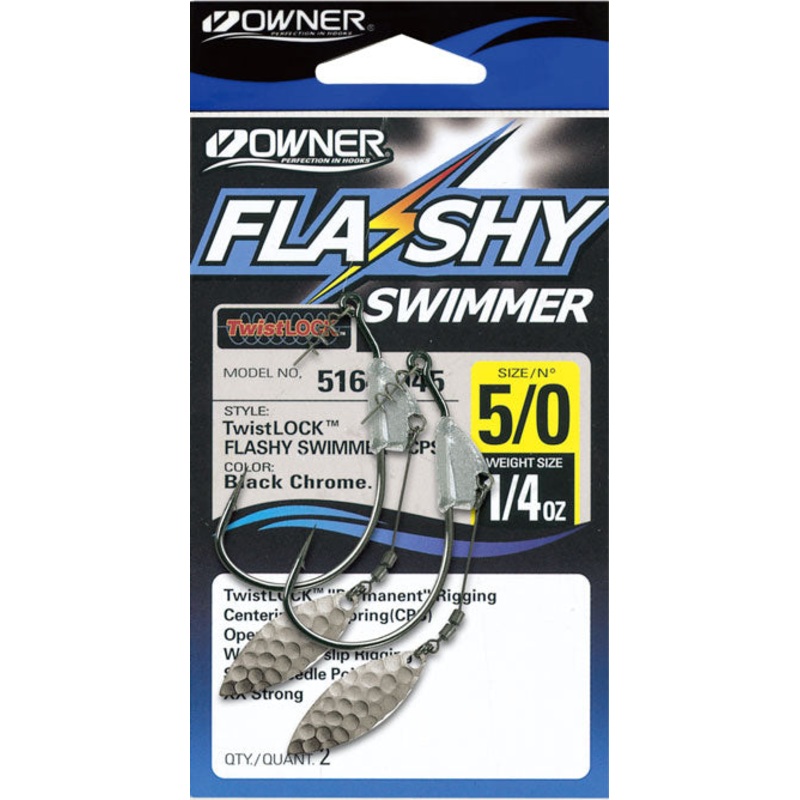 Owner – Flashy Swimmer Swim Bait Hooks (5164)