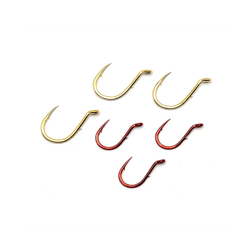 Gamakatsu – Single Egg Trout Hooks (0430 – Red)