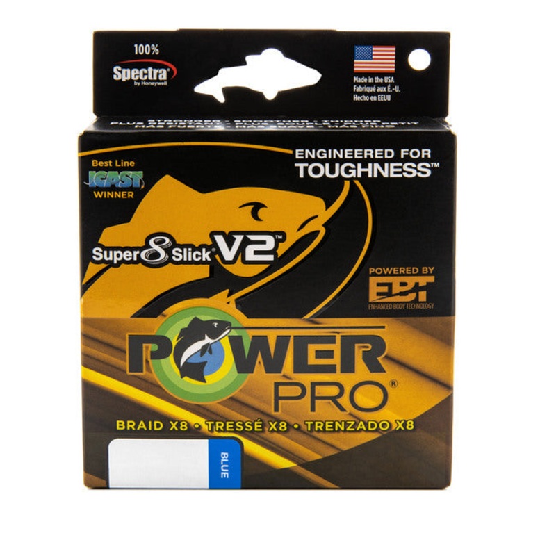 PowerPro – Super 8 Slick V2 – 300yd Spools