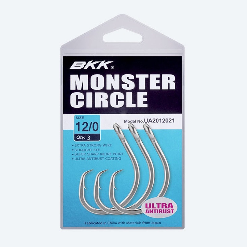 BKK – Monster Circle|6/0 – 5pk|8/0 – 5pk|10/0 – 4pk|12/0 – 3pk|14/0 – 2pk